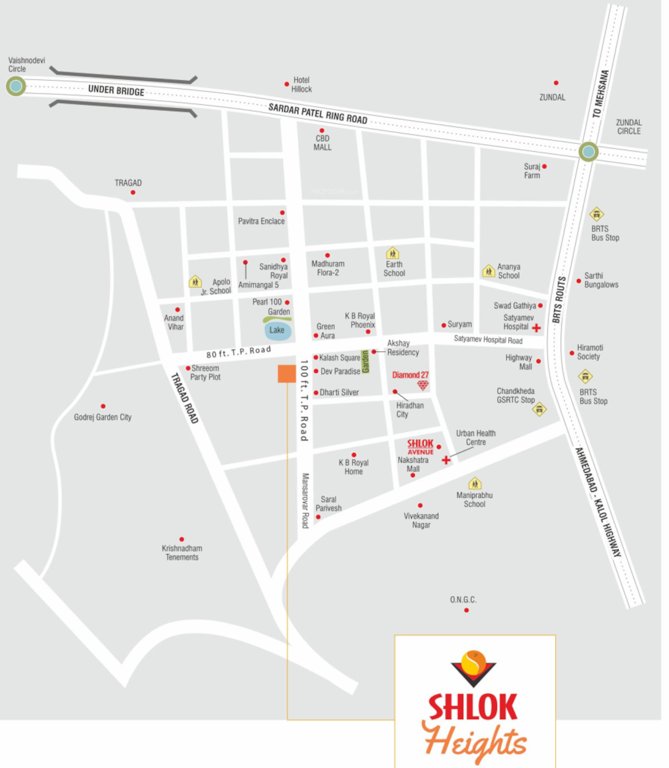 shlok heights Location Plan