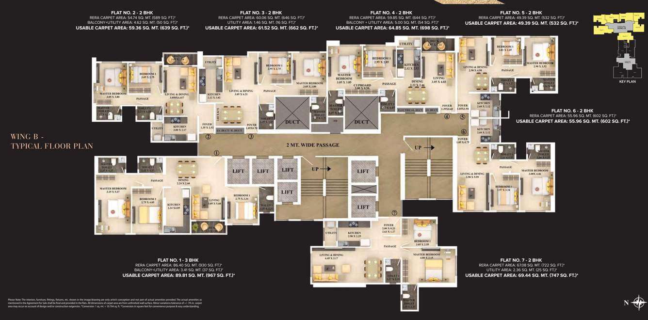  mezzo 22 Dosti Mezzo 22 Wing B Cluster Plan