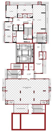  krishna-kunj-phase-1 Krishna Kunj Phase 1 Wing A Cluster Plan For 1st Floor