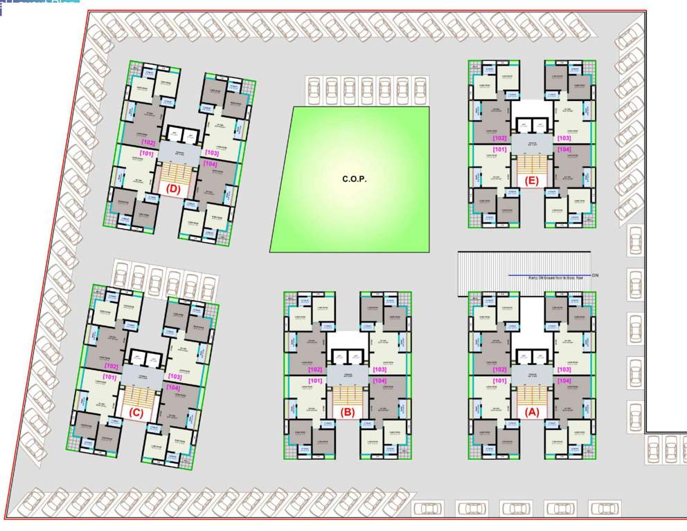 shivant residency A Cluster Plan