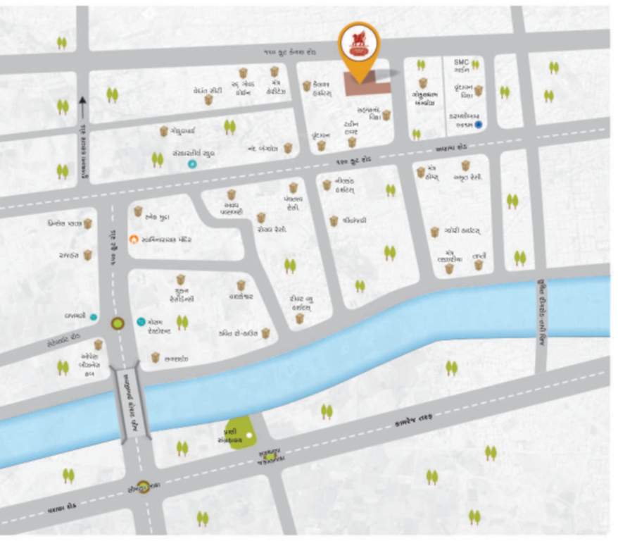 shivant residency Location Plan