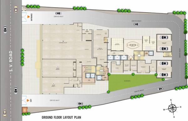  36-allure 36 Allure Cluster Plan for ground Floor