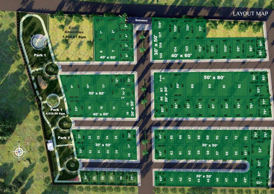  sri krishna gardens Layout Plan
