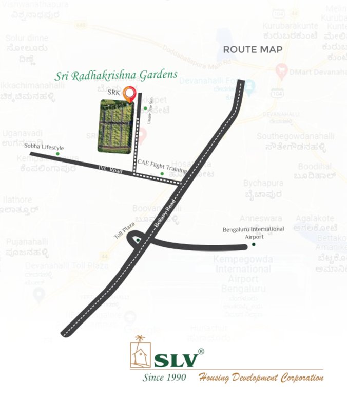  sri krishna gardens Location Plan