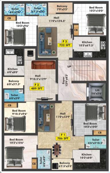  sai-phoenix Sai Phoenix Cluster Plan For 1st Floor