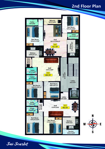  sai-scarlet Sai Scarlet Cluster Plan for 2nd Floor