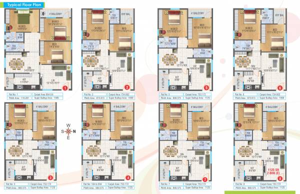  fresh-living Typical Cluster Plan