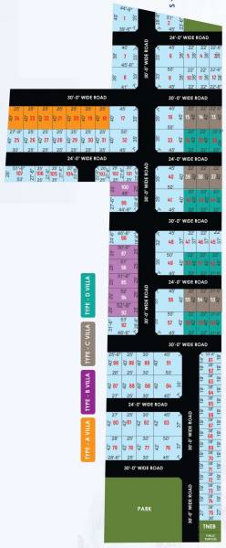  cosmo-city Layout Plan