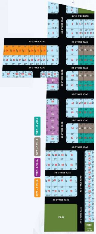  cosmo city Layout Plan