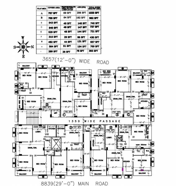 Enclave Cluster Plan For Typical Floor enclave Enclave Cluster Plan For Typical Floor