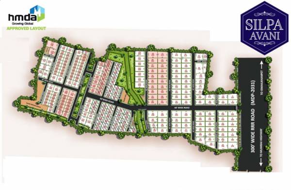  silpa-avani Layout Plan