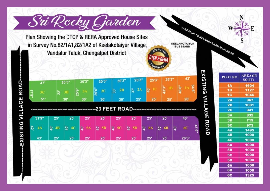  sri rocky garden Layout Plan