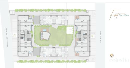  celestia Block A, Block B, Block C And Block D A Cluster Plan for 1st Floor