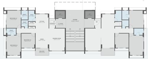  celestia Block A, Block B, Block C And Block D Cluster Plan from 1st to 12th Floor
