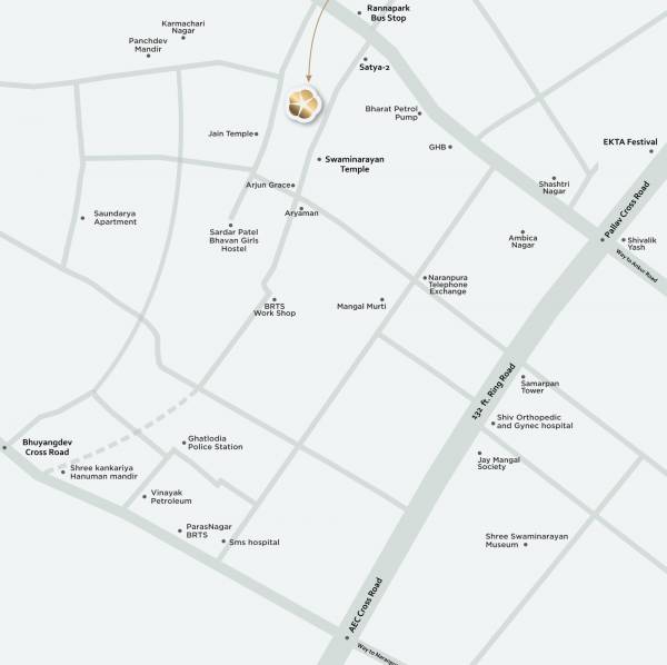  celestia Location Plan