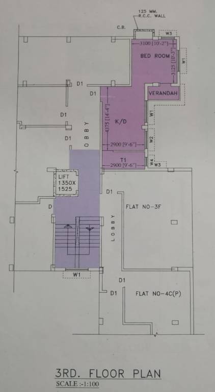  manjusree tower Manjusree Tower Cluster Plan for 3rd Floor