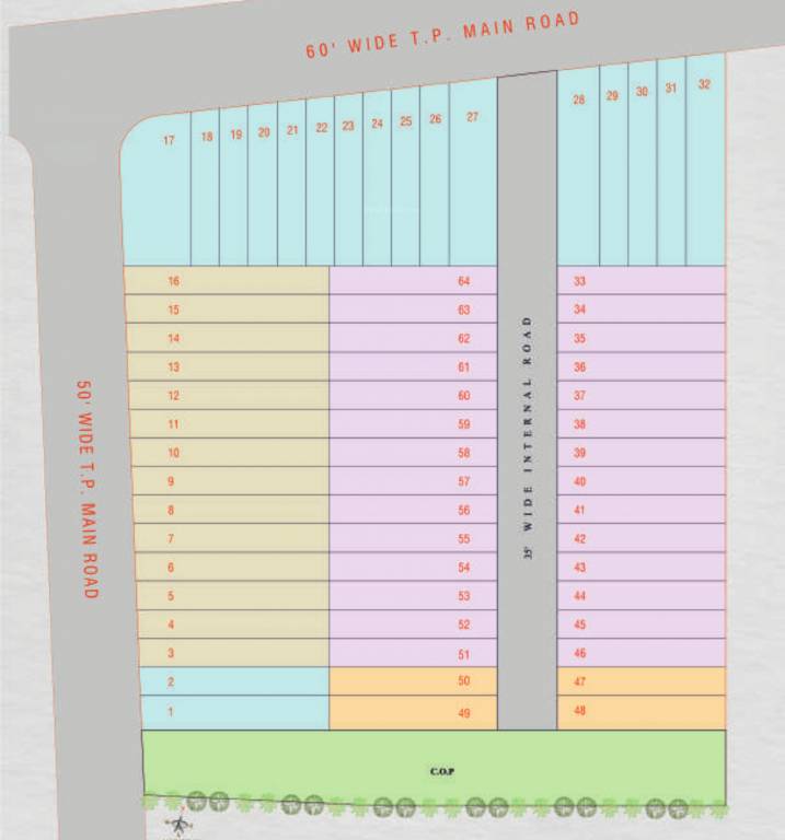 arjun park Layout Plan