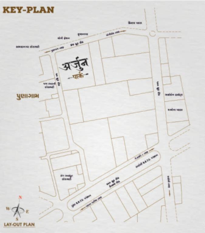  arjun park Location Plan