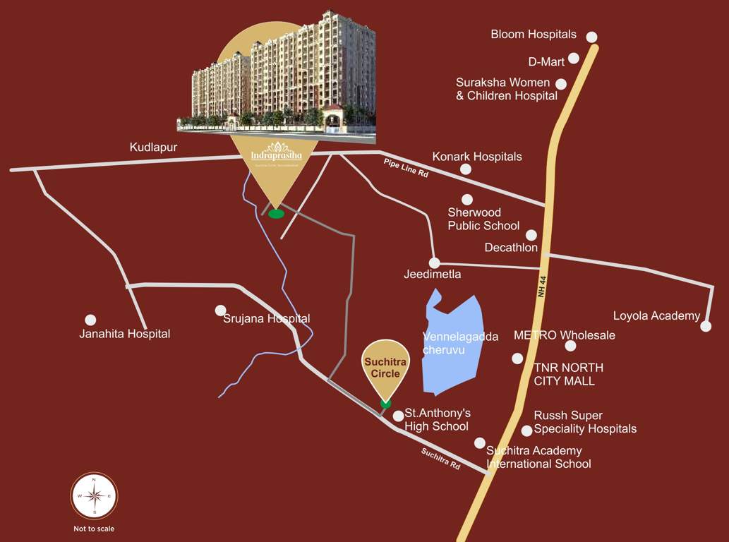  svc indraprastha Location Plan