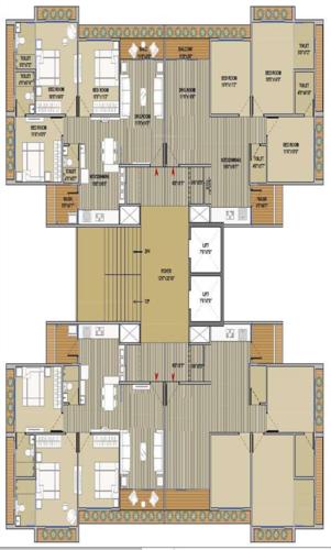  german-greencity B Cluster Plan From 2nd To 13th Floor