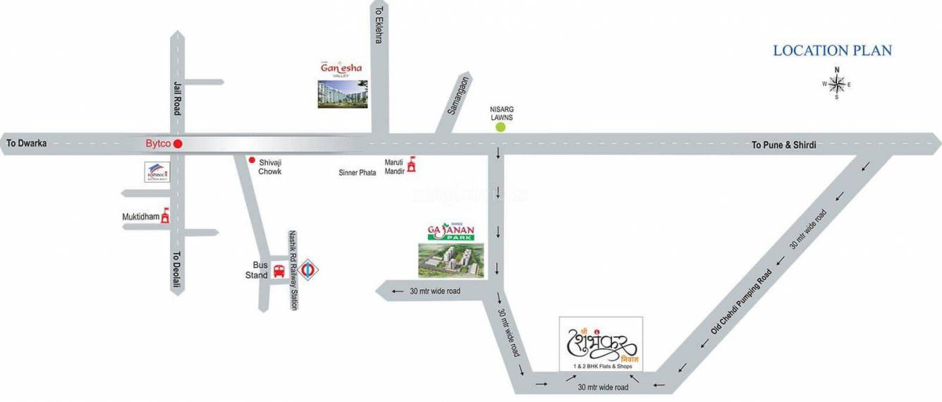  shubhankar niwas Location Plan