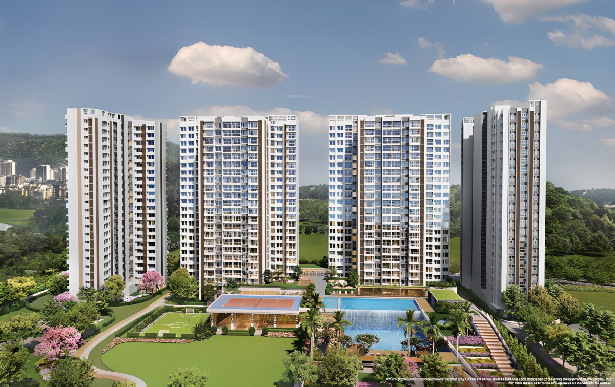  cafer at l and t realty elixir reserve Elevation