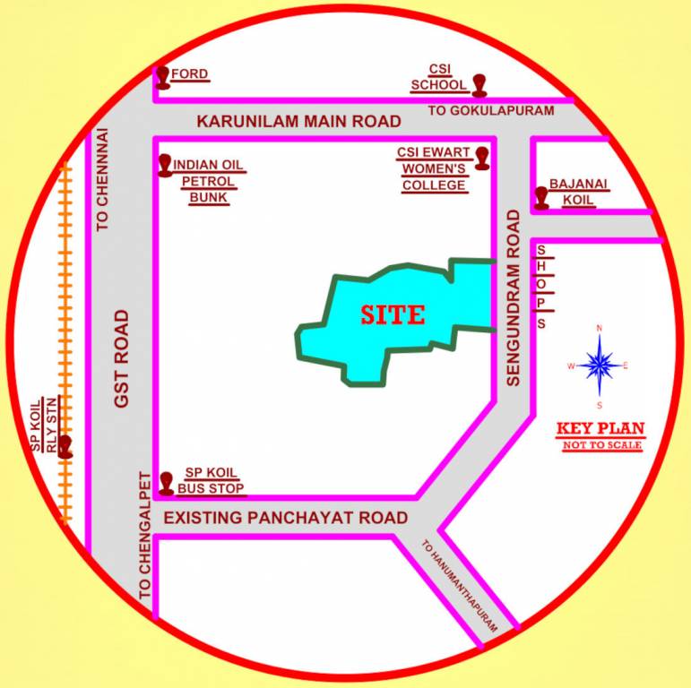  lemon residency Location Plan