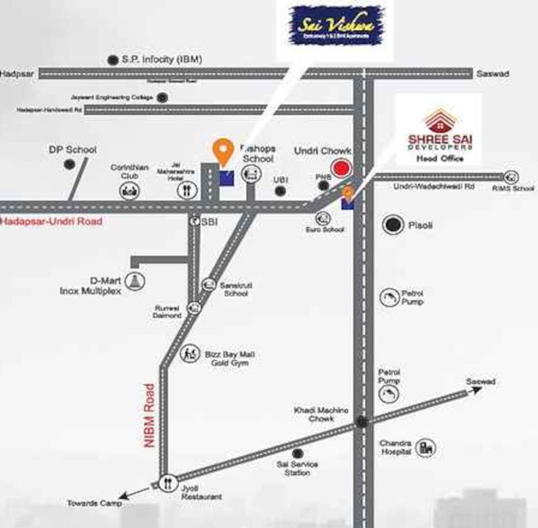  sai vishwa a wing Location Plan