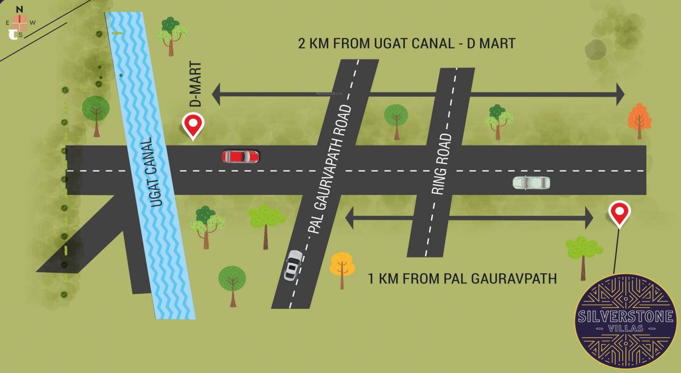  silverstone villas Location Plan