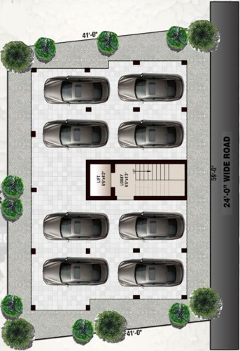  sv-homes SV Homes Cluster Plan For Ground Floor