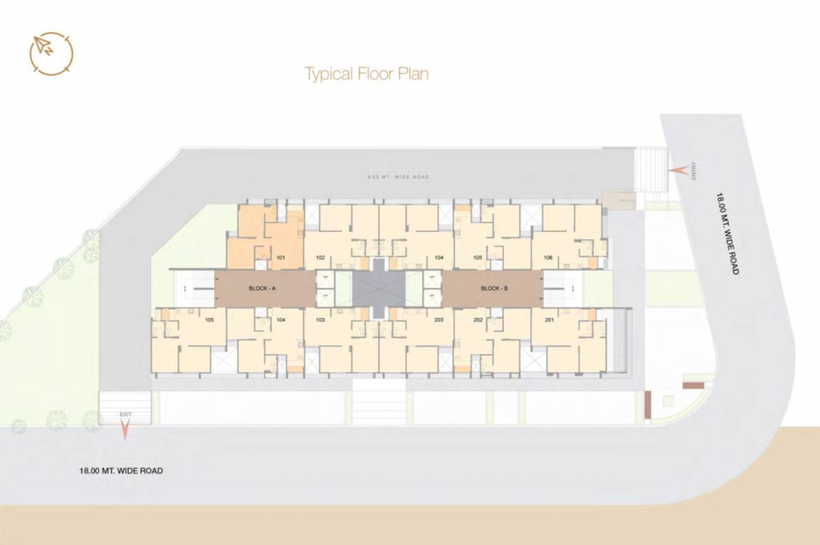  shalin heights 6 Block 1 Cluster Plan