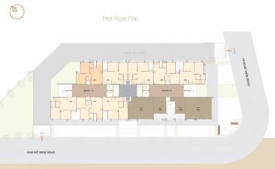  shalin-heights-6 Block A,B 1 Floor Cluster Plan