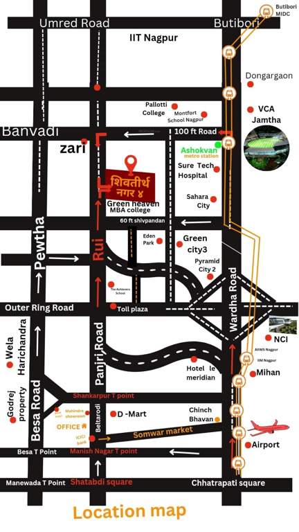  shivtirth nagar 4 Location Plan