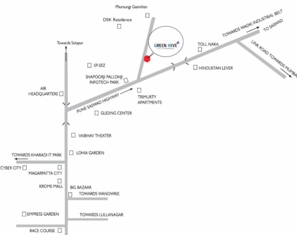  green hive plus wing a3 Location Plan