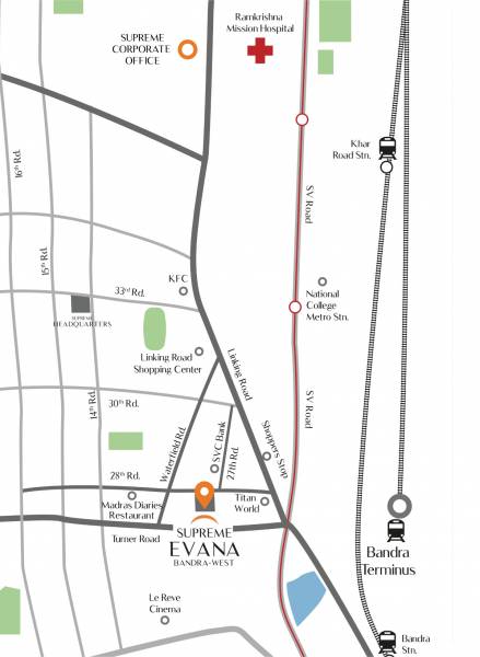  evana Location Plan