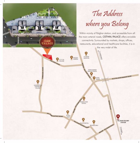  palace Location Plan