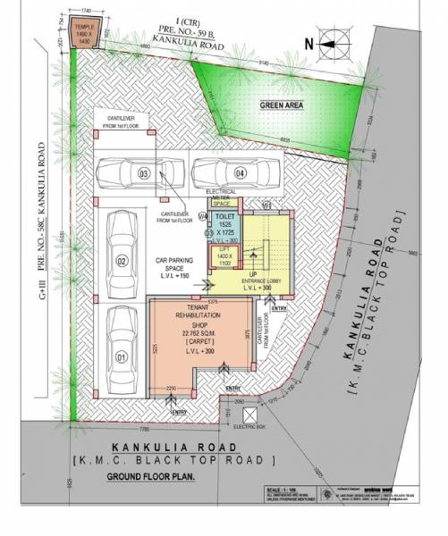 59 59 Cluster Plan For Ground Floor