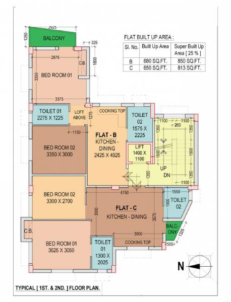  59 59 Cluster Plan From 1st To 2nd Floor
