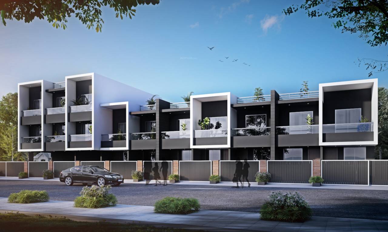  row houses Elevation