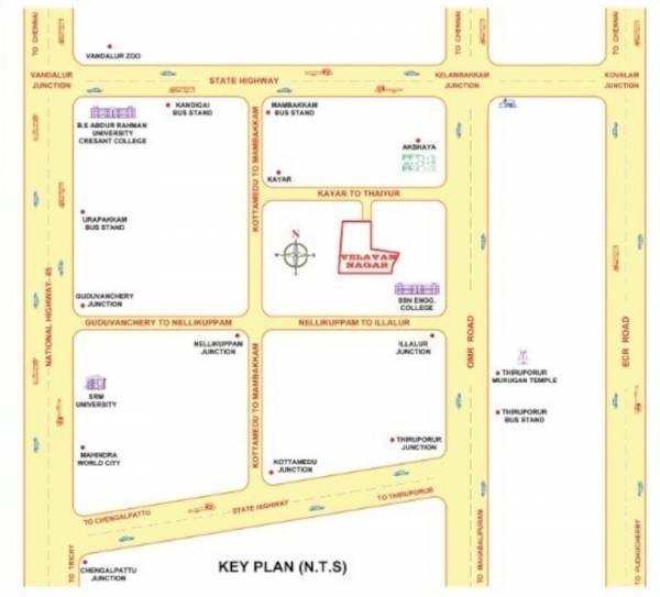  krc-royal-villa-plots Location Plan