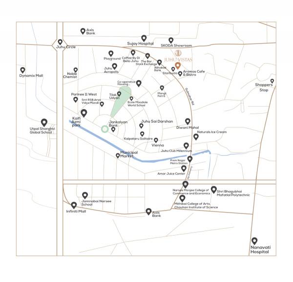  juhu-vistas Location Plan