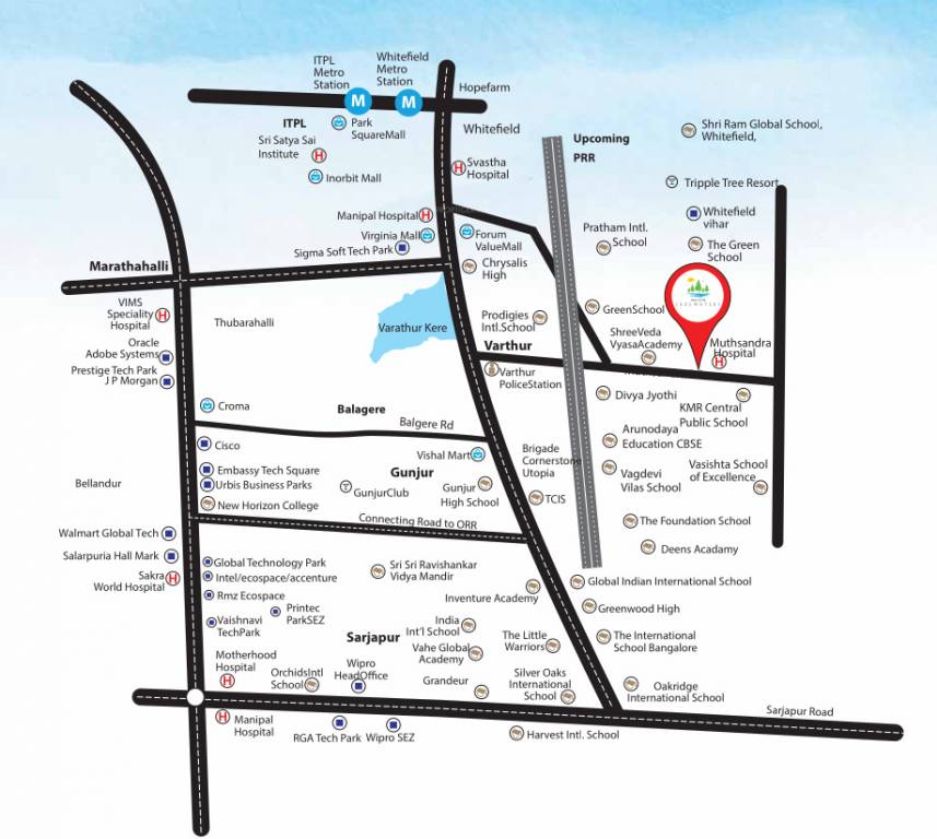 lake waters Location Plan