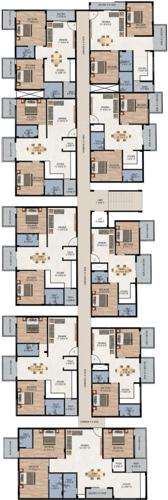  tirumalaa-square Tirumalaa Square Cluster Plan from ground to 4th Floor