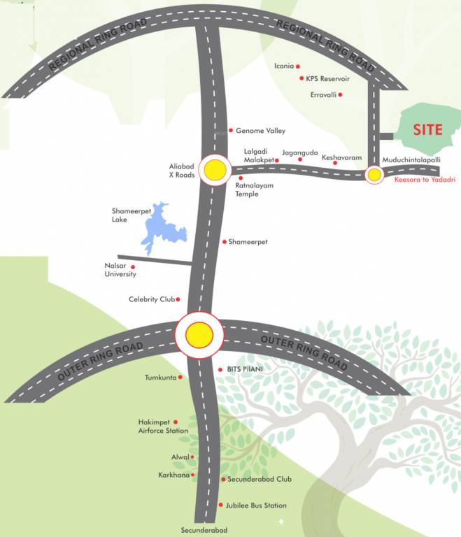 oak tree farm Location Plan