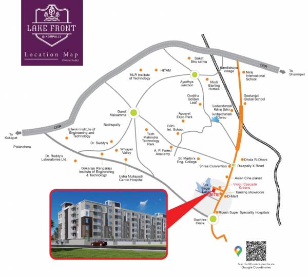  lake-front Location Plan