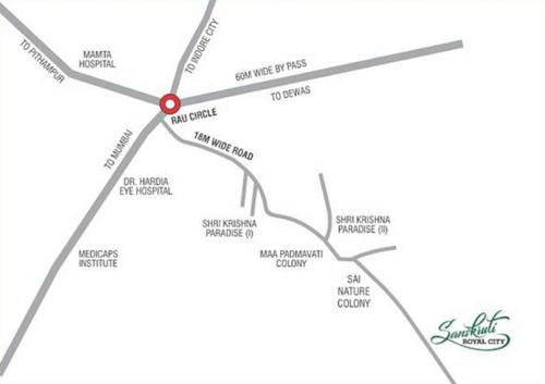  sanskruti-royal-city-sector-a Location Plan