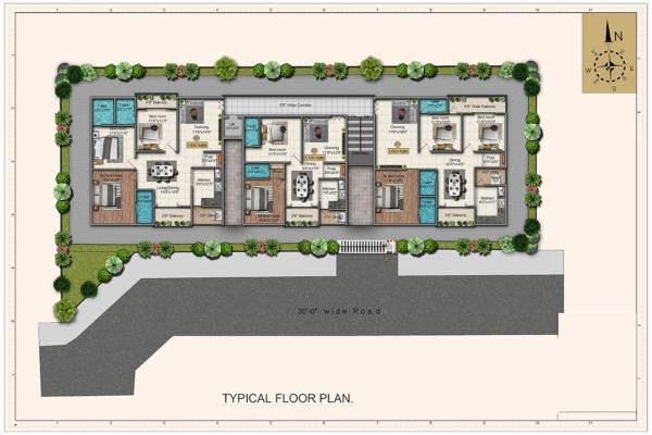 Medha Castle Cluster Plan medha-castle Medha Castle Cluster Plan