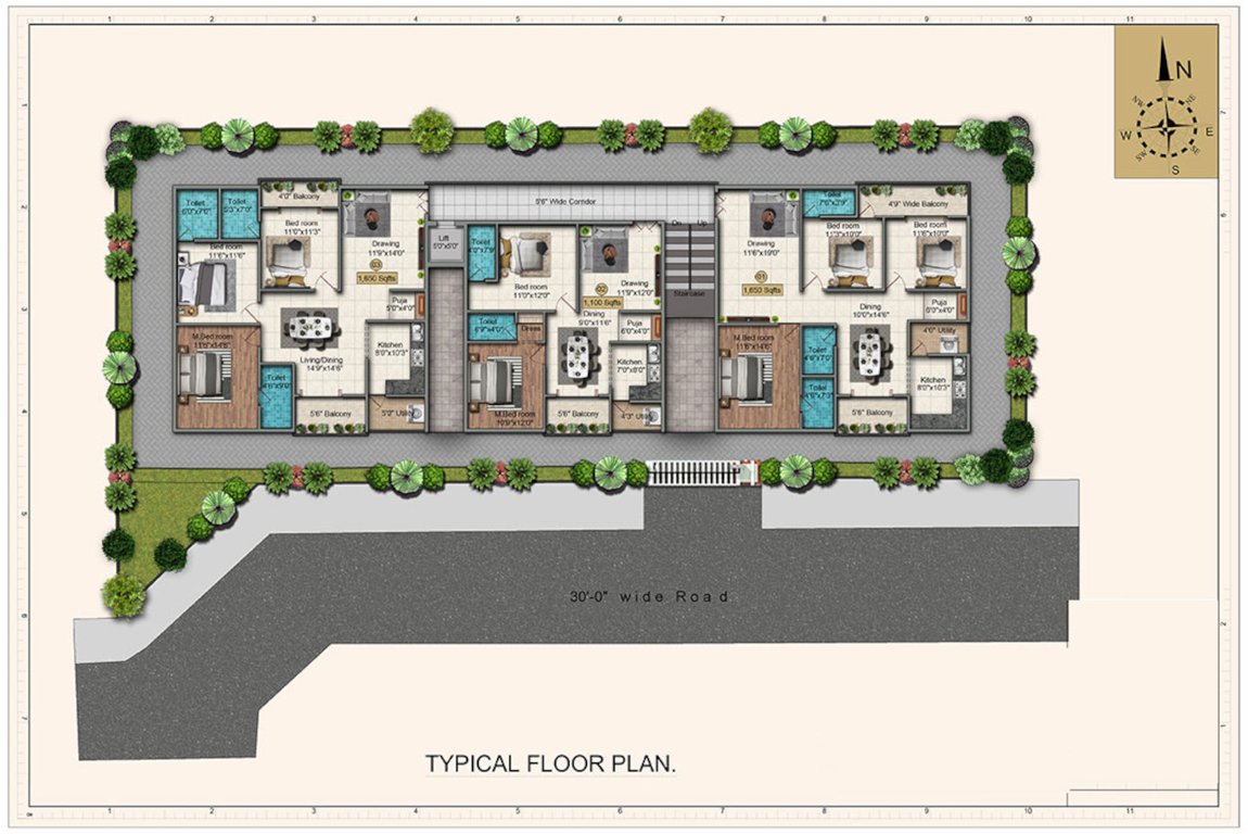  medha castle Medha Castle Cluster Plan