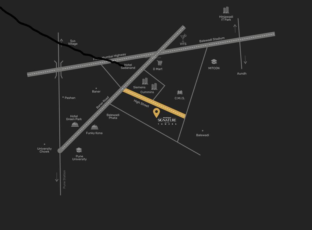  signature towers c4 Location Plan
