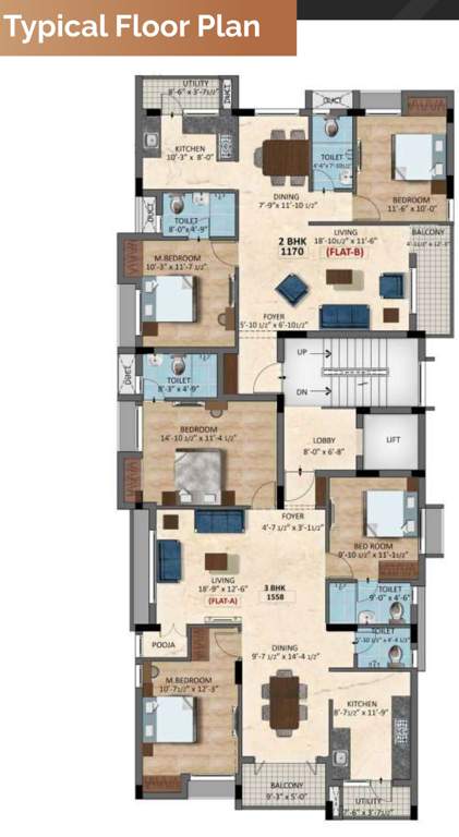  heritage square Salmas Heritage Square Cluster Plan from 1st to 5th Floor